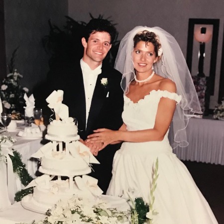 Caroline Cossey's wedding picture.